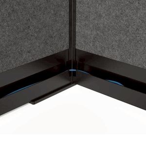 Cloison de bureau modulaire durable avec tableau blanc intégré pour la division des espaces, séparateur de pièce, qualité de gros - Product Image 1