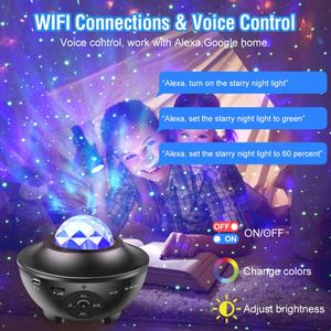 Proyector de Galaxia Inteligente con WiFi, Proyector de Estrellas <span class=keywords><strong>Sky</strong></span> <span class=keywords><strong>Lite</strong></span> 4 en 1, Luces LED, Luz Nocturna con Alexa y Aplicación Inteligente para Adultos - Product Image 6