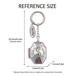 MINISO porte-clés en gros personnalisé Harry Potter série exquise Horcrux <span class=keywords><strong>Serpentard</strong></span> Style bijoux porte-clés ornement - Product Image 3