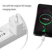 Kabel pengisi daya pintar USB-C 5A, kabel USB pengisian daya Cepat 3A 5V, earphone komputer & ponsel, untuk ponsel