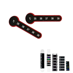 Dải Nhiệt Kế Tinh Thể Lỏng Kiểm Tra Trán <span class=keywords><strong>Lcd</strong></span> OEM Dải Nhiệt Kế Kiểm Tra Sốt Trán - Product Image 2