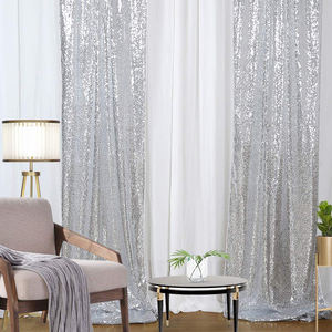<span class=keywords><strong>ผ้า</strong></span><span class=keywords><strong>ม่าน</strong></span>ปักเลื่อมสีเงิน3มม. ทำจากโพลีเอสเตอร์100% ถ่าย<span class=keywords><strong>ภาพ</strong></span>ปาร์ตี้งานแต่งงานแบบถอดออกได้ - Product Image 6