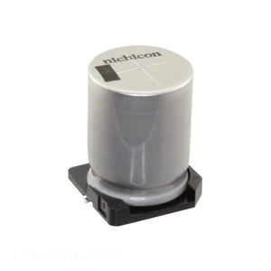 Condensateur SMD à montage en surface UCX1C101MCS1GS 100 uF 20% 16V, canal fabricant CAP ALUM 100UF - Product Image 1