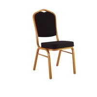 Chaises empilables portables en métal de style chinois Chiavari, design moderne pour usage hôtelier, mobilier commercial durable
