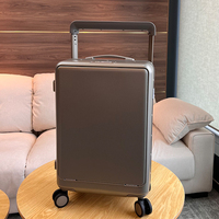 Ensemble de 3 valises et bagages de voyage personnalisés en plastique ABS à motifs, pour échantillon