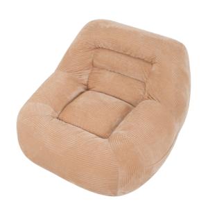 Sillón Puff de Pana a Rayas, Cama Extra Grande para Perros, Sofá Perezoso Plegable, Sillón de Lectura para Dormitorio y Sala de Estar - Product Image 5