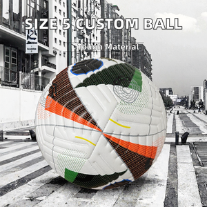 Pallone da <span class=keywords><strong>calcio</strong></span> personalizzato di alta qualità formato 5 <span class=keywords><strong>calcio</strong></span> professionale per allenamento materiale in PVC prodotto dalla società - Product Image 2