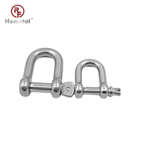Émerillon de sécurité en acier inoxydable 304 de type européen robuste en forme d'arc pour connexion de chaîne, matériel de levage industriel