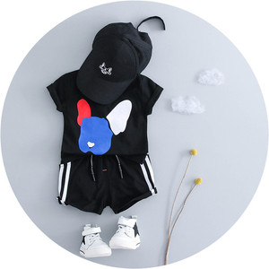 Ensembles de vêtements pour bébés garçons, pantalons harem en tissu d'Inde et T-shirts personnalisables avec votre logo, costumes Punjabi importés - Product Image 5