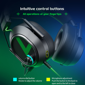 PLEXTONE G810, gran oferta, auriculares para jugadores de ordenador con micrófono, auriculares para juegos <span class=keywords><strong>Astro</strong></span> con cable, soporte para teléfono móvil y PC PAD - Product Image 6