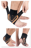 Attelle de cheville unisexe professionnelle transfrontalière anti-entorse, réglable et amovible, en fibres de polyester, avec plaque de soutien de la cheville pour