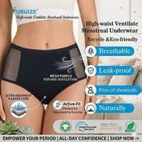 Culottes menstruelles Furuize pour femmes, anti-fuites, réutilisables, respirantes, sous-vêtements menstruels, usine OEM