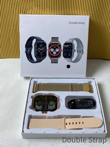 Wholesale Smart <b>Watch</b> 2.01inch Bt Call Fitness Tracker Fashion Sports Waterproof Double Straps Smartwatch for Men Women - Product Image 5