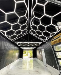 Personalizado LED hexágono detalhando luz para Car Shop Auto Care Garage Barbershop Workshops-Impermeável Característica - Product Image 2