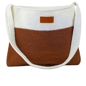 DIY Tournesol Damier Sac à Bandoulière Crochet Kit pour Débutants Sac à Main <span class=keywords><strong>Tricot</strong></span> Crochet Kits Fil Matériel pour Couture - Product Image 1