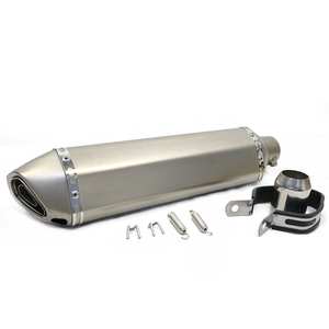 Nhà máy xe máy xả AK hệ thống giảm thanh thép không gỉ Muffler cho yamaha R15 xả R125 mt125 r77 - Product Image 1