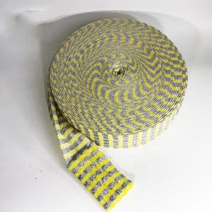 Jacquard <span class=keywords><strong>Manga</strong></span> Tejida Oro/Plata ปลอกหุ้มฟองน้ำผ้าดิบ - Product Image 3