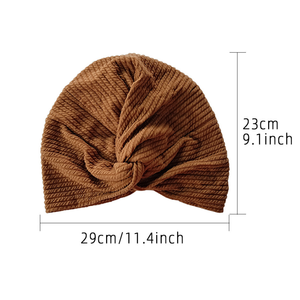 <span class=keywords><strong>Turban</strong></span> élastique épais style ethnique vintage, <span class=keywords><strong>turban</strong></span> croisé, bonnet de chimio polyvalent et chaud, <span class=keywords><strong>foulard</strong></span> pour femme - Product Image 2