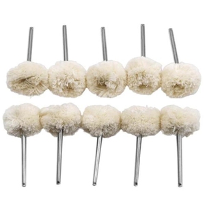 <span class=keywords><strong>Feutre</strong></span> de laine meulage tête de ponçage roue de polissage abrasive 3mm tige fil de coton polissage Mini <span class=keywords><strong>brosse</strong></span> pour <span class=keywords><strong>perceuse</strong></span> Dremel - Product Image 2