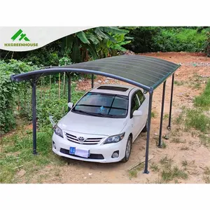 Gloednieuwe luifel in Japanse stijl en winddicht 10x20 metalen waterdichte aluminium carport met dakraamdak