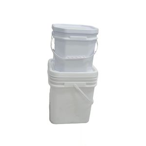 Cubos Cuadrados de PP Reciclables al por Mayor de Fábrica, con Agarre de Plástico, Personalizados, Verdes, de Grado Alimenticio, a Prueba de Fugas, Ecológicos, con Tapa, 5L - Product Image 4