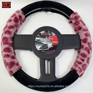 Funda de <span class=keywords><strong>Volante</strong></span> de Felpa Blanca OUDI de 3 Radios con Tacto Cálido y Protección, Ajuste Universal para Decoración de Autos Nuevos - Product Image 1