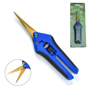 YTH 6.5 Inch Professional Pruning Shear Hand <strong>Pruner</strong> for Gardening Potting with Titanium Coated Curved Precision Blades - Product Image 6