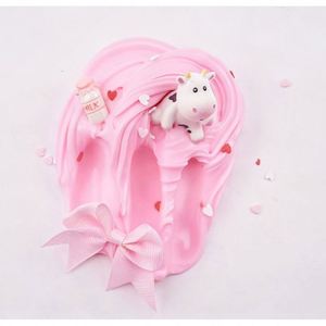 Imaginative Fluffy <b>Slime</b> DIY Kit with Glitter Vibrant Smooth Texture Educational Playdough Activity for Creative Kids Learning - Product Image 5
