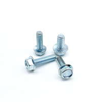 Vis à bride hexagonale en acier inoxydable Inox SS304 SS316 A2-70 A4-80 DIN6921 à denture moletée M5 M6 M8 M10 M12 M16 M18