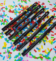 Accessoires de feux d'artifice manuels Happy Hand-twist, Canon à confettis électrique coloré personnalisé, Lance-confettis électronique de 80 cm pour fêtes