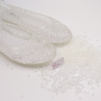 Granulés de PVC transparent de qualité supérieure, spéciaux pour la production de tiges de chaussures et de sandales transparentes
