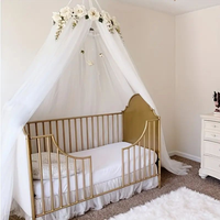 Moustiquaire pliable personnalisée et pratique, moustiquaire pliante de luxe chinoise pour lit de bébé