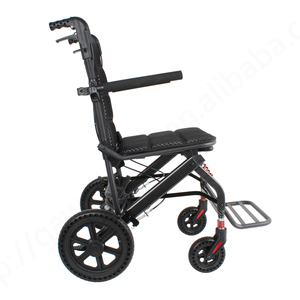 Silla de ruedas ultraligera para personas discapacitadas, silla de ruedas de avión de transferencia manual de viaje - Product Image 3