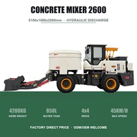Camion malaxeur à béton professionnel de type professionnel, 5000 kg, petite taille, moteur diesel, pour projets d'infrastructure