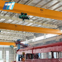 Grue d'entrepôt de haute qualité de 5 tonnes pour la manutention de marchandises, grue à pont monopoutre électrique de 10 tonnes pour la manutention de marchandises en atelier