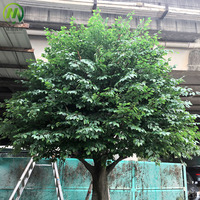 Bestseller Künstlicher Baum Fiberglas-Kunststoff-Bäume Künstlicher Großer Banyan-Ficus-Baum Zweige für Innen- und Außendekoration