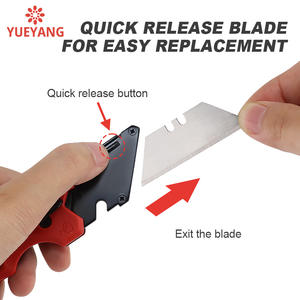 <span class=keywords><strong>Couteau</strong></span> utilitaire de travail multi-outils YUEYANG avec clip de <span class=keywords><strong>ceinture</strong></span> durable et ouvreur <span class=keywords><strong>intégré</strong></span> lame supplémentaire SK5 pour la coupe de bricolage - Product Image 5