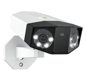 كاميرا أمان LX Outdoor16MP ثنائية العدسة POE مع رؤية بانورامية للكشف عن الحركة تتبع تلقائي لكاميرا IP للرؤية الليلية الملونة - Product Image 1