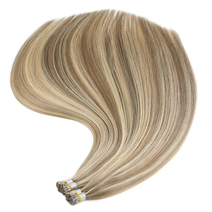 Extensions de cheveux invisibles I-Tip en cheveux humains vierges Remy chinois K.SWIGS, couleur personnalisée, pointe plate, qualité supérieure, 6-7 mois - Product Image 5