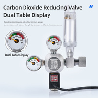 WYIN ZRDR jauge de réduction de pression dioxyde de carbone compteur d'arrêt barboteur co2 grande électrovanne de réduction de pression à double jauge