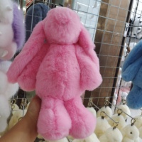 Peluche Rabbit Claw Machine Shy Bunbun, Poupée Lapin Douce au Design Anime, Jouet en Peluche à Oreilles Tombantes, Cadeau d'Anniversaire, Produit Transfrontalier