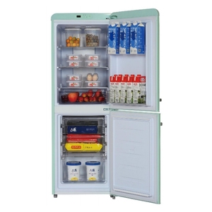 Réfrigérateurs à double porte rétro sans givre 170L, vente chaude, plusieurs couleurs, beau réfrigérateur pour la maison, congélateur inférieur, réfrigérateur domestique - Product Image 3