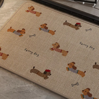 Alfombra de Baño Moderna con Diseño de Anime, Super Absorbente y Antideslizante para Ducha