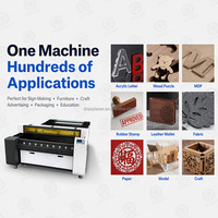 Machine de découpe laser CO2 1325 pour acrylique, bois, MDF, cuir de 20 mm, à plateau plat