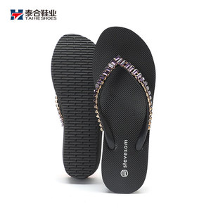 2024 nouvelles chaussures d'été décontracté en plein air tongs pour femmes pantoufles dames à talons hauts pantoufles en gros tongs en gros - Product Image 3