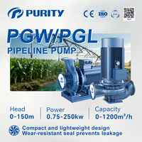 Pompe à eau centrifuge verticale électrique triphasée de haute qualité pour l'industrie automobile, avec moteur de 20 CV et 8 pouces