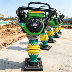 Compattatore con Motore <span class=keywords><strong>da</strong></span> Tre Kilowatt e Piastra <span class=keywords><strong>da</strong></span> 300x330 mm per Terreno e Substrato - Product Image 4
