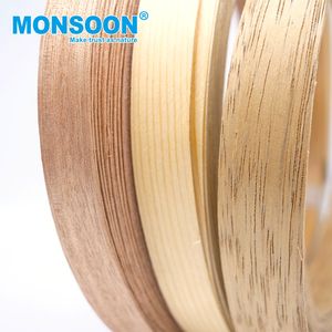 Furniture <b>Protection</b> Wood Edge Banding Strip for Cabinets & Wardrobes-Eco-Friendly Water Resistant Unicolor Wood Grain - Product Image 1