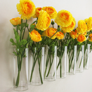 Vaso da <span class=keywords><strong>fiori</strong></span> in vetro decorativo a forma di cilindro in stile semplice moderno appeso a parete vaso da <span class=keywords><strong>fiori</strong></span> in vetro decorativo <span class=keywords><strong>per</strong></span> la decorazione della parete di casa - Product Image 6