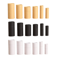 Emballage en tube rond en carton réutilisable, personnalisation en gros, boîtes en papier kraft brun naturel, boîtes cylindriques
